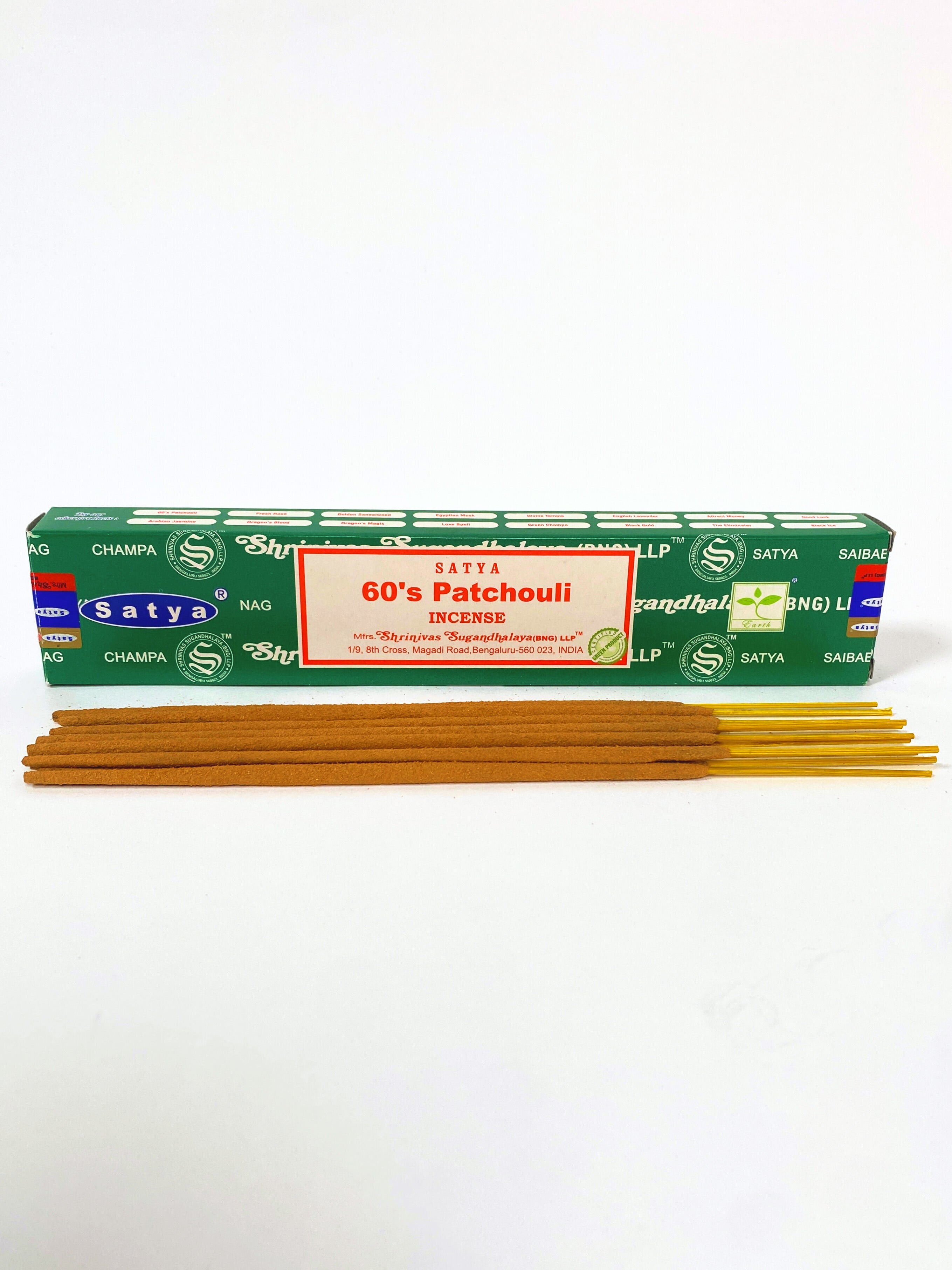 Satya 60's Patchouli Incense | 15g