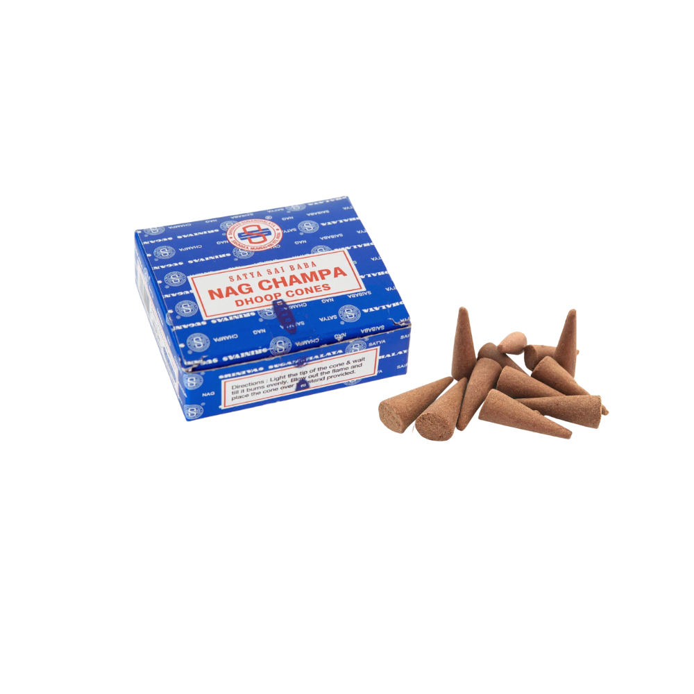 Satya Nag Champa Dhoop Cones | 12pk