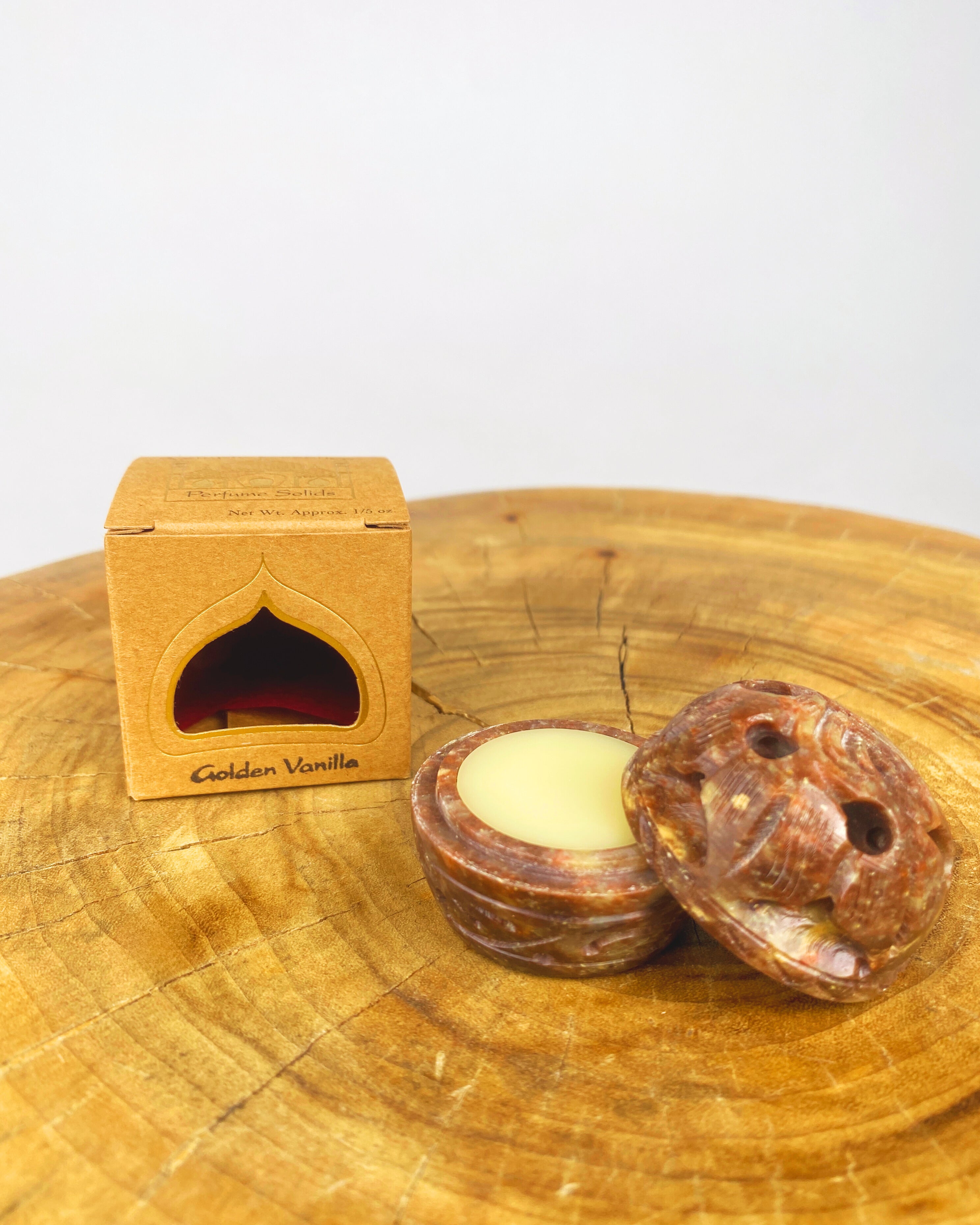 Temple Essence Solid Perfume | Golden Vanilla