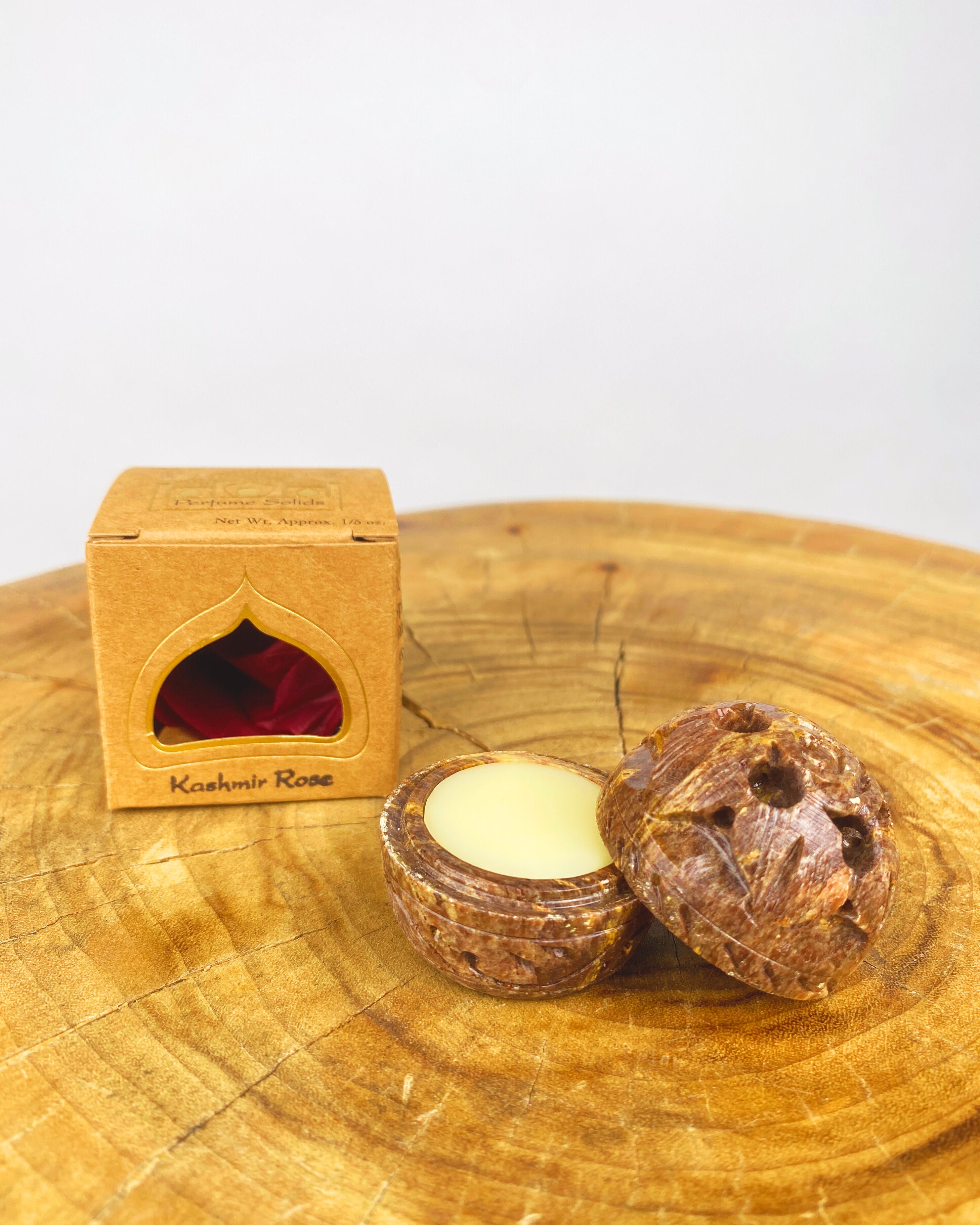 Temple Essence Solid Perfume | Kashmir Rose