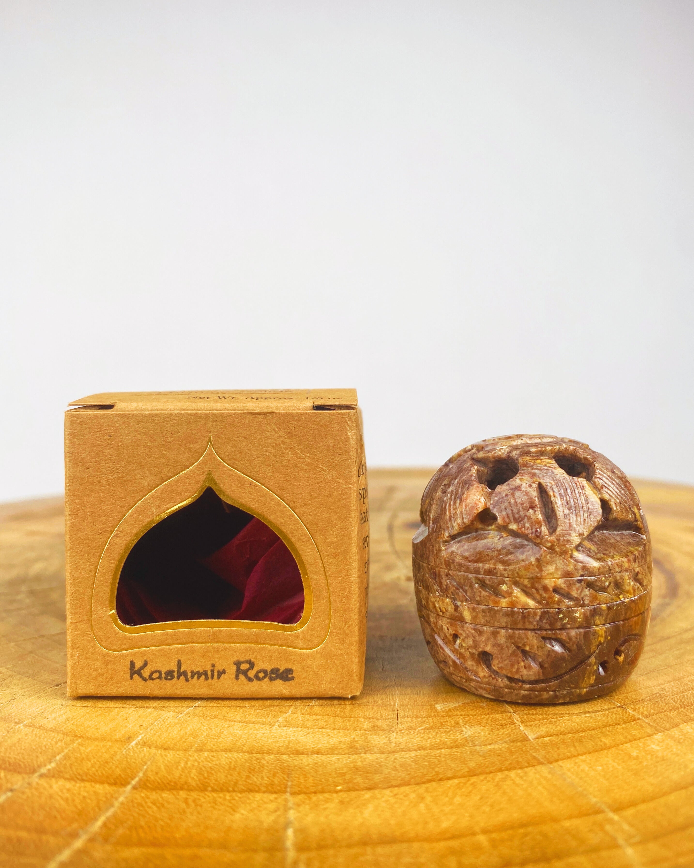 Temple Essence Solid Perfume | Kashmir Rose