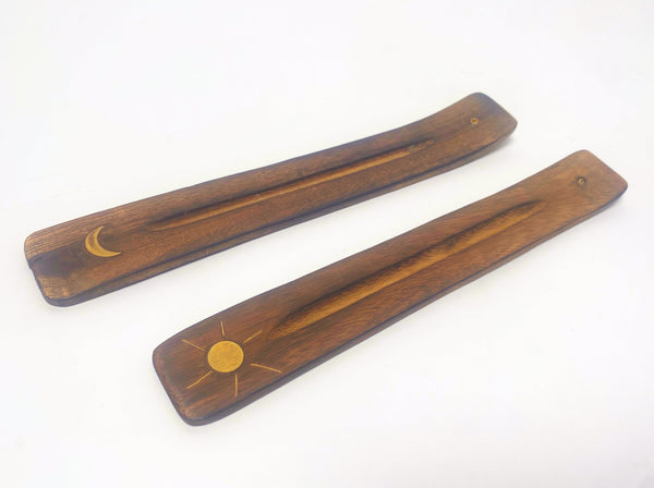 Celestial Brass Inlay Incense Holders